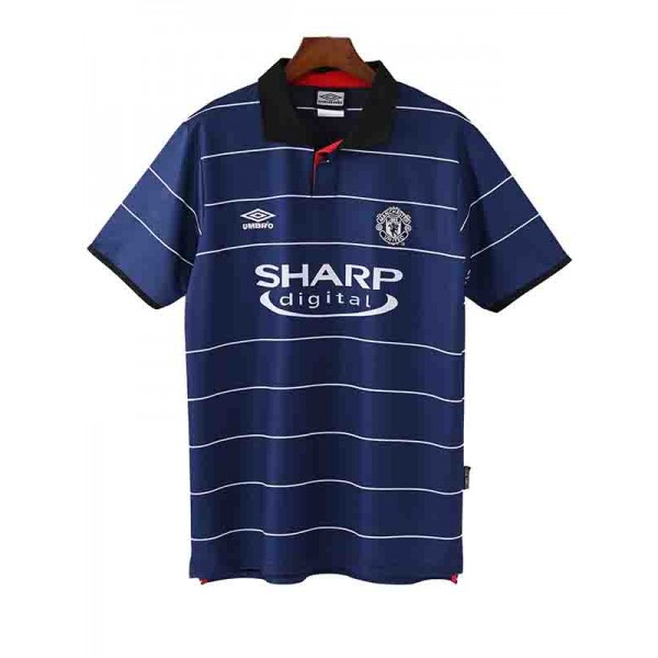 Manchester united third jersey mens retro shirt 1999-2000